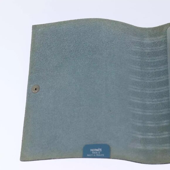 HERMES Yuris PM Day Planner Cover Leather Blue Auth - Picture 4 of 15